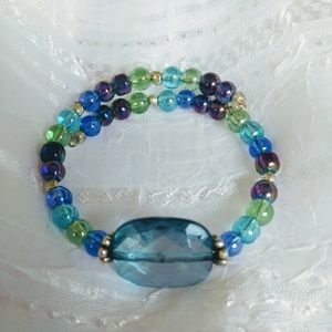 Handmade Memory Wire bracelet